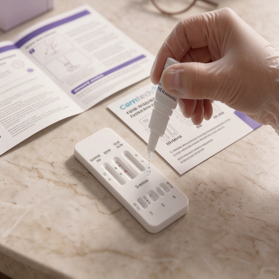 Camtech COVID-19 / RSV / Adenovirus / Flu A&B 5-in-1 Antigen Rapid Test Kit
