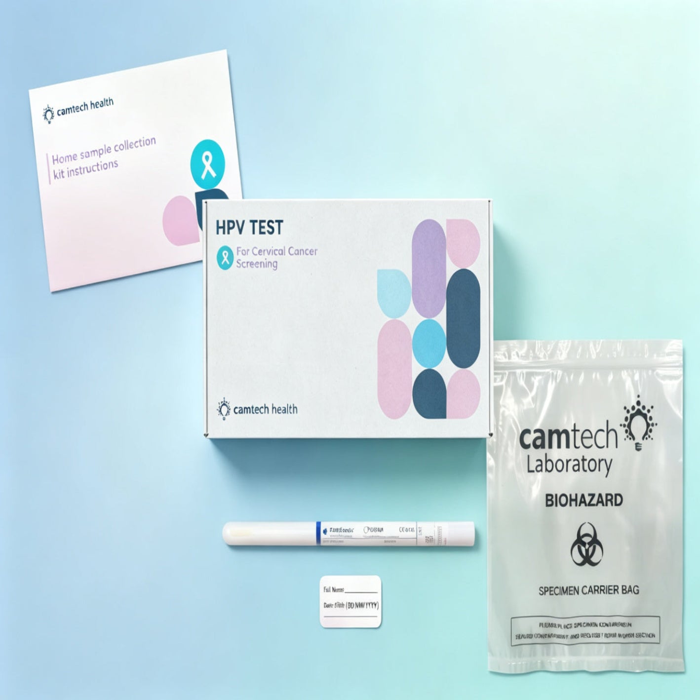 Camtech Health HPV Test Kit — At-Home Screening for 14 High-Risk HPV Types